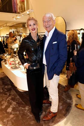 Grit Weiss mit Ehemann Jo Groebel beim Riani Store Opening in der Straße Hohe Bleichen 17. Hamburg, 19.03.2026