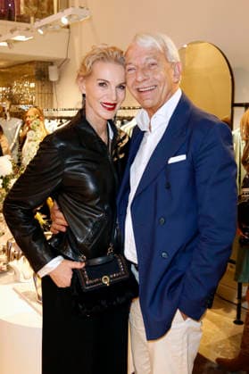 Grit Weiss mit Ehemann Jo Groebel beim Riani Store Opening in der Straße Hohe Bleichen 17. Hamburg, 19.03.2026