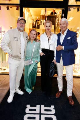 Brian Bojsen, Nova Meierhenrich, Grit Weiss und Jo Groebel beim Riani Store Opening in der Straße Hohe Bleichen 17. Hamburg, 19.03.2026