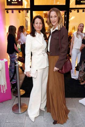 Sabrina Staubitz und Kirsten Roschlaub beim Riani Store Opening in der Straße Hohe Bleichen 17. Hamburg, 19.03.2026