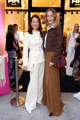 Sabrina Staubitz und Kirsten Roschlaub beim Riani Store Opening in der Straße Hohe Bleichen 17. Hamburg, 19.03.2026