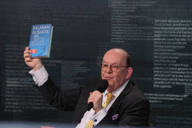 Buchmesse Leipzig GER, Leipzig,20260319, Buchmesse Leipzig, Messehalle , Denis Scheck, Best of druckfrisch, , Vorstellung von neuerscheinungen, ist Übersetzer und Journalist in Hörfunk und Fernsehen