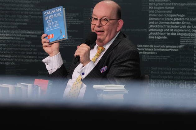 Buchmesse Leipzig GER, Leipzig,20260319, Buchmesse Leipzig, Messehalle , Denis Scheck, Best of druckfrisch, , Vorstellung von neuerscheinungen, ist Übersetzer und Journalist in Hörfunk und Fernsehen