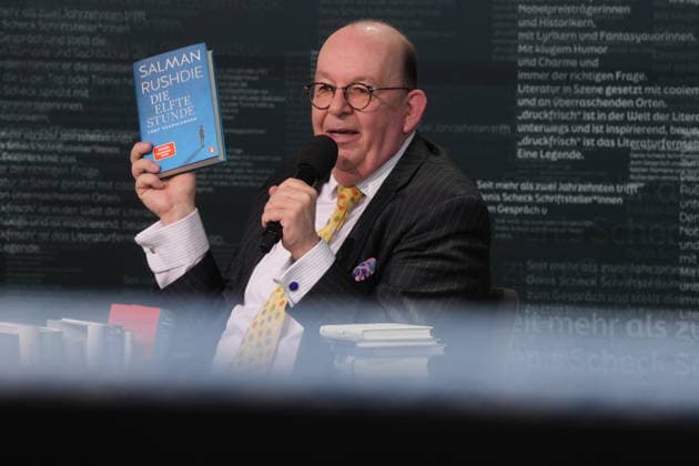 Buchmesse Leipzig GER, Leipzig,20260319, Buchmesse Leipzig, Messehalle , Denis Scheck, Best of druckfrisch, , Vorstellung von neuerscheinungen, ist Übersetzer und Journalist in Hörfunk und Fernsehen