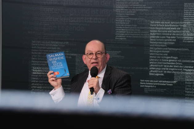 Buchmesse Leipzig GER, Leipzig,20260319, Buchmesse Leipzig, Messehalle , Denis Scheck, Best of druckfrisch, , Vorstellung von neuerscheinungen, ist Übersetzer und Journalist in Hörfunk und Fernsehen