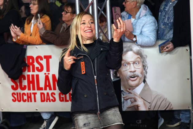 Weltpremiere des Kinofilms Horst Schlämmer sucht das Glück in Essen Essen, 19.03.2026 Stefanie Hertel bei der Weltpremiere des Kinofilms Horst Schlämmer sucht das Glück in der Lichtburg in Essen NRW Deutschland Copyright: xMatthiasxGränzdörferx