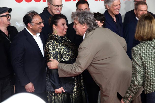 Weltpremiere des Kinofilms Horst Schlämmer sucht das Glück in Essen Essen, 19.03.2026 Meltem Kaptan und Horst Schlämmer (Hape Kerkeling) bei der Weltpremiere des Kinofilms Horst Schlämmer sucht das Glück in der Lichtburg in Essen NRW Deutschland Copyright: xMatthiasxGränzdörferx