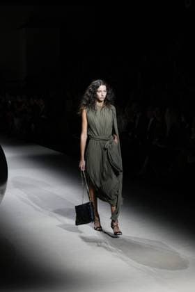 A model wears at collection runway a creation from Miguel Palacio during Pasarela Cibeles Mercedes-Benz Fashion Week Madrid 2026 in Madrid, on Friday, 20 March 2026. Cordon Press 