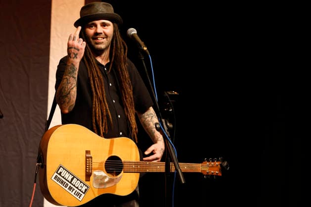 14.03.2026 Oberhausen Der Punk Sänger Dan Ganove git ein solo Konzert im Lito Palast Sterkrade