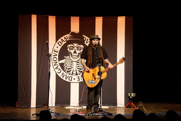 14.03.2026 Oberhausen Der Punk Sänger Dan Ganove git ein solo Konzert im Lito Palast Sterkrade