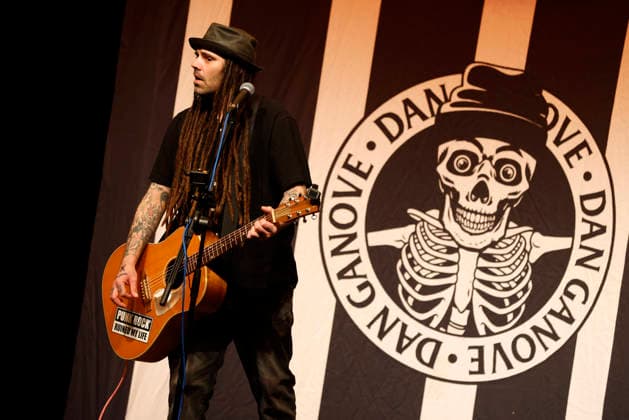 14.03.2026 Oberhausen Der Punk Sänger Dan Ganove git ein solo Konzert im Lito Palast Sterkrade