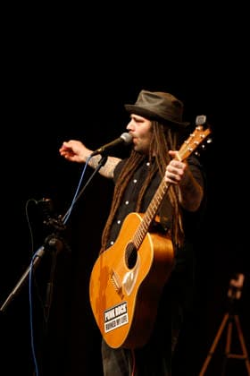 14.03.2026 Oberhausen Der Punk Sänger Dan Ganove git ein solo Konzert im Lito Palast Sterkrade