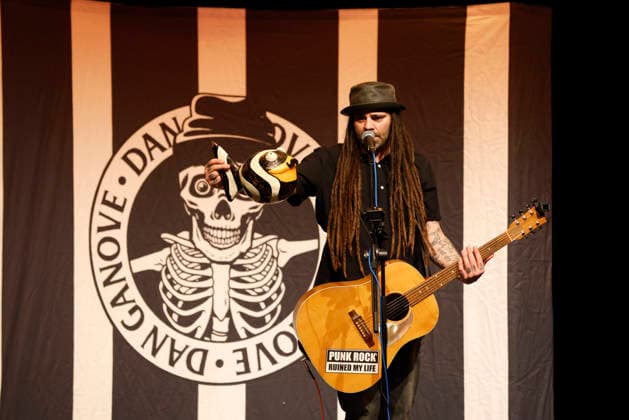 14.03.2026 Oberhausen Der Punk Sänger Dan Ganove git ein solo Konzert im Lito Palast Sterkrade