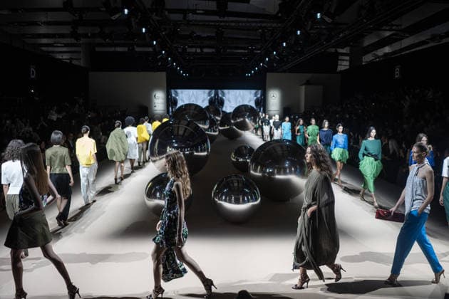 Coosy x Miguel Palacio fashion show on the occasion of the Mercedes Benz Fashion Week Several models during the Coosy x Miguel Palacio fashion show on the occasion of the Mercedes Benz Fashion Week, in Ifema Madrid, on March 20, 2026, in Madrid Spain The fashion show is part of the Mercedes Benz Fashion Week Madrid, the main Spanish fashion show organized by IFEMA, which brings together established firms and new talents This fashion show marks the return of Miguel Palacio to the catwalk 20 MARCH 2026 César Vallejo Rodrí Madrid Madrid Madrid Spain  Copyright: xCÃ sarxVallejoxRodriguezx 7382035