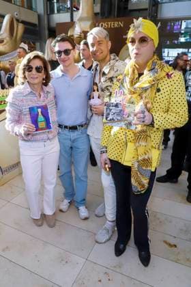 abb Claudia Obert, Max Suhr, Julian F.M. Stoeckel , Marcell Damaschke. zu Gast bei der Lind Goldhasen Oster Charity und Feier 20 Jahre Europa Passage Donnerstag 19.03.2026 in Hamburg Hamburg Germany