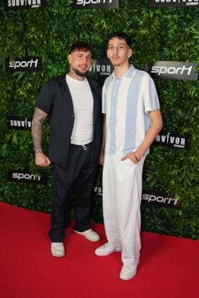 Premiere von Survivor Germany Phillip Burggraf und NERIS bei der Premiere von Survivor Germany (SPORT1) am 19.03.2026 im Cinenova Kino in Köln-Ehrenfeld. Koeln CINENOVA Nordrhein-Westfalen