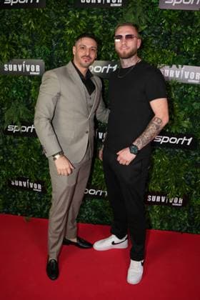 Premiere von Survivor Germany Giacomo Siciliano und Marcel Bock bei der Premiere von Survivor Germany (SPORT1) am 19.03.2026 im Cinenova Kino in Köln-Ehrenfeld. Koeln CINENOVA Nordrhein-Westfalen