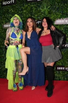 Premiere von Survivor Germany Sarah Sparklz, Jazzl Nguyen, Nicki Pistola bei der Premiere von Survivor Germany (SPORT1) am 19.03.2026 im Cinenova Kino in Köln-Ehrenfeld. Koeln CINENOVA Nordrhein-Westfalen