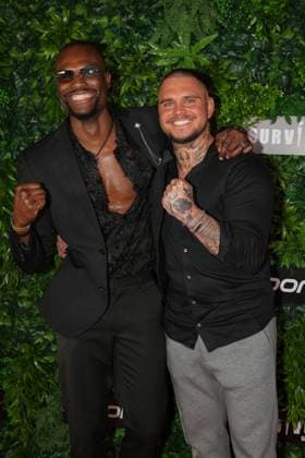 Premiere von Survivor Germany Collins Egege und Kid Haris bei der Premiere von Survivor Germany (SPORT1) am 19.03.2026 im Cinenova Kino in Köln-Ehrenfeld. Koeln CINENOVA Nordrhein-Westfalen