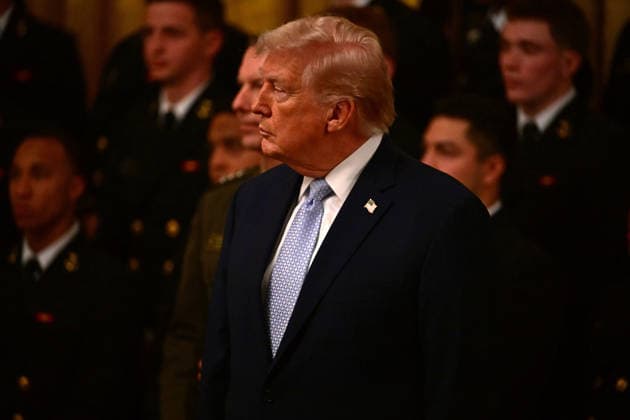 U.S. President Donald Trump WASHINGTON, D.C., UNITED STATES - MARCH 20: U.S. President Donald Trump speaks during the Commander-in-Chief’s Trophy presentation ceremony at the White House in Washington, D.C., United States on March 20, 2026. The 2025 Commander-in-Chief’s Trophy was awarded to the U.S. Naval Academy football team following its victory over Army and Air Force. Kyle Mazza Anadolu Washington United States. Editorial use only. Please get in touch for any other usage.  Copyright: x2026xAnadoluxKylexMazzax