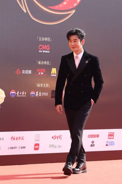 BEIJING, CHINA - MARCH 20: Actor Huang Xiaoming arrives at the red carpet for the first CMG China Film Festival on March 20, 2026 in Beijing, China.  Copyright: xVCGx 111629518168