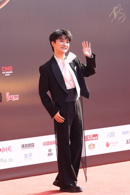 BEIJING, CHINA - MARCH 20: Singer Zhou Shen arrives at the red carpet for the first CMG China Film Festival on March 20, 2026 in Beijing, China.  Copyright: xVCGx 111629518738