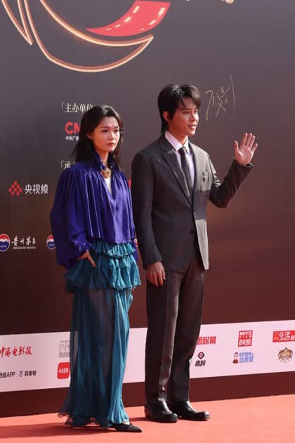 BEIJING, CHINA - MARCH 20: Actress Duan Aojuan (L) and actor Zhou Qi arrive at the red carpet for the first CMG China Film Festival on March 20, 2026 in Beijing, China.  Copyright: xVCGx 111629519294