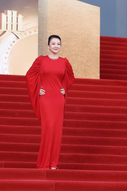 BEIJING, CHINA - MARCH 20: Actress Zhang Ziyi arrives at the red carpet for the first CMG China Film Festival on March 20, 2026 in Beijing, China.  Copyright: xVCGx 111629540963