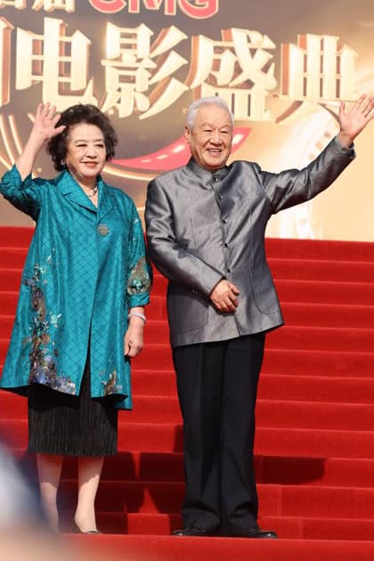 BEIJING, CHINA - MARCH 20: Director Xiao Guiyun (L) and director Xie Fei arrive at the red carpet for the first CMG China Film Festival on March 20, 2026 in Beijing, China.  Copyright: xVCGx 111629520357