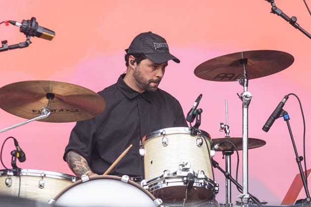 SaO PAULO, SP - 20.03.2026: LOLLAPALOOZA BRASIL 2026 - Drummer Wendeu Silverio from the band Terraplana during a performance on the xxxxx Stage at Lollapalooza Brasil 2026 held at the Interlagos racetrack on the afternoon of this Friday (20). x2908213x  YurixMurakami