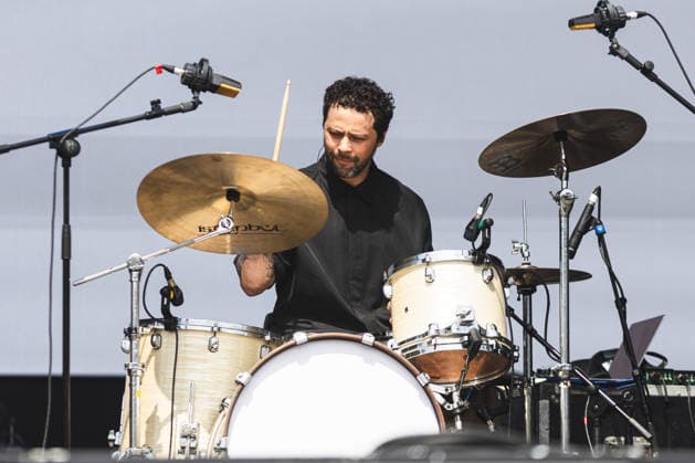 SaO PAULO, SP - 20.03.2026: LOLLAPALOOZA BRASIL 2026 - Drummer Wendeu Silverio from the band Terraplana during a performance on the xxxxx Stage at Lollapalooza Brasil 2026 held at the Interlagos racetrack on the afternoon of this Friday (20). x2908219x  YurixMurakami