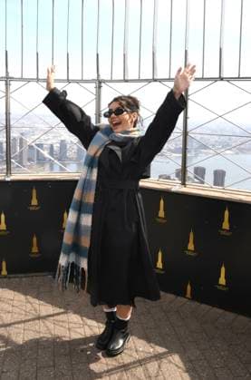 NEW YORK, NY- MARCH 20: Alessia Cara visits the Empire State Building in celebration of her new album, Love Or Lack Thereof on March 20, 2026 in New York City. Copyright: xmpi099x