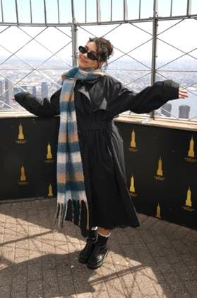 NEW YORK, NY- MARCH 20: Alessia Cara visits the Empire State Building in celebration of her new album, Love Or Lack Thereof on March 20, 2026 in New York City. Copyright: xmpi099x