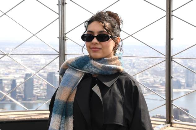 NEW YORK, NY- MARCH 20: Alessia Cara visits the Empire State Building in celebration of her new album, Love Or Lack Thereof on March 20, 2026 in New York City. Copyright: xmpi099x