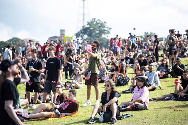 SaO PAULO, SP - 20.03.2026: LOLLAPALOOZA BRASIL 2026 - Audience at the show of the Brazilian band Scalene on the afternoon of this Friday (20), first day of the Lollapalooza festival, held at the Interlagos racetrack in Sao Paulo, SP. x2908261x  RodileixMorais