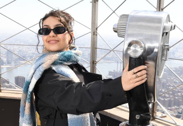 Alessia Cara visits the Empire State Building in celebration of her new album, Love Or Lack Thereof Featuring: Alessia Cara Where: New York City, New York, United States When: 20 Mar 2026 Credit: mpi099 MediaPunch INSTARimages EDITORIAL USE ONLY. NOT FOR USE BY NEWSPAPERS BASED IN THE UK. Copyright: xx instar55570050