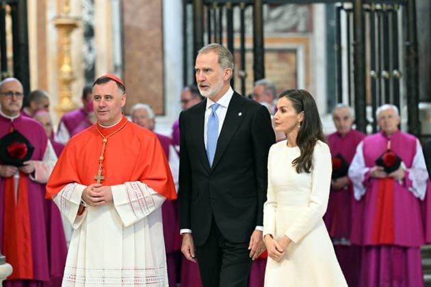 **NO LIBRI** Italy,Vatican,Rome 2026 3 20 King Felipe VI of Spain and Queen Letizia during a ceremony at the Basilica of St. Mary Major where King Felipe received the honorary title of protodeacon of the Basilica. Photograph by POOL Catholic Press Photo  Copyright: xPOOL CATHOLICPRESSPHOTOx xipa-agency.netx xPOOL CATHOLICPRESSPHOTOx IPA_Agency_IPA73188257