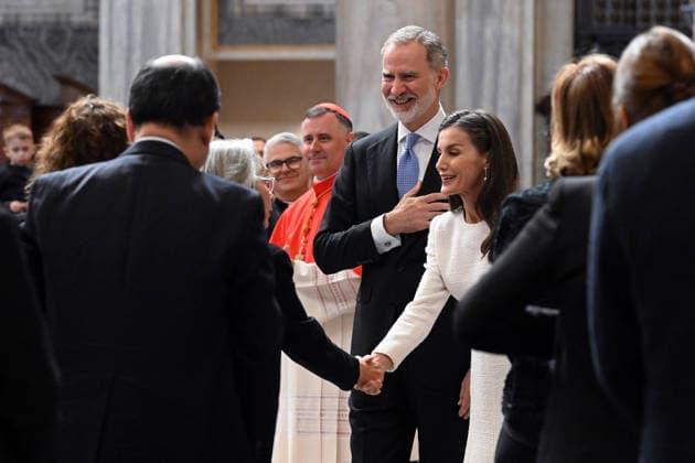 **NO LIBRI** Italy,Vatican,Rome 2026 3 20 King Felipe VI of Spain and Queen Letizia during a ceremony at the Basilica of St. Mary Major where King Felipe received the honorary title of protodeacon of the Basilica. Photograph by POOL Catholic Press Photo  Copyright: xPOOL CATHOLICPRESSPHOTOx xipa-agency.netx xPOOL CATHOLICPRESSPHOTOx IPA_Agency_IPA73188326