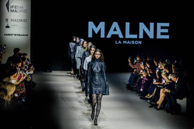 Malne fashion show at Mercedes Benz Fashion Week Madrid Several models during a Malne fashion show at Mercedes Benz Fashion Week Madrid, on March 20, 2026, in Madrid Spain The Madrid-based firm, directed by designers Paloma Álvarez and Juanjo Mánez, presents at the 83rd edition of MBFWMadrid its sustainable and slow fashion haute couture proposal, in the year of the 40th anniversary of the catwalk, which brings together at IFEMA its main Spanish fashion creators, presents at the 83rd edition of MBFWMadrid its proposal of sustainable haute couture and slow fashion, in the year of the 40th anniversary of the catwalk, which brings together at IFEMA the main creators of contemporary Spanish fashion today 20 MARCH 2026 FASHION DESIGNER COLLECTI Copyright: xRicardoxRubiox 7383607