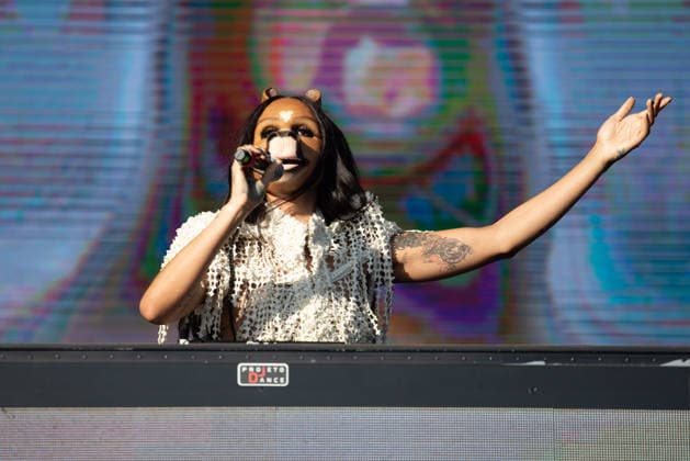 SaO PAULO, SP - 20.03.2026: LOLLAPALOOZA BRASIL 2026 - German DJ Horsegiirl performs this Friday afternoon (20), the first day of the Lollapalooza festival, held at the Interlagos racetrack in Sao Paulo, SP. x2908388x  RodileixMorais
