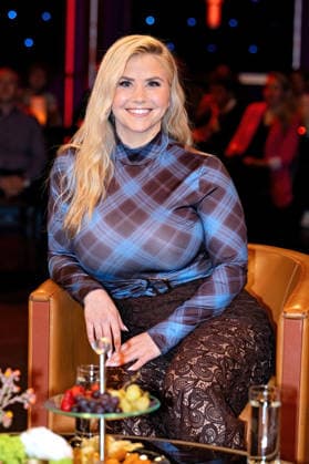 MDR - Riverboat. Sängerin Beatrice Egli anläßlich der Aufzeichnung der MDR - Talkshow Riverboat am 20.03.2026 in der Mediacity Leipzig. 20260320ADO0008