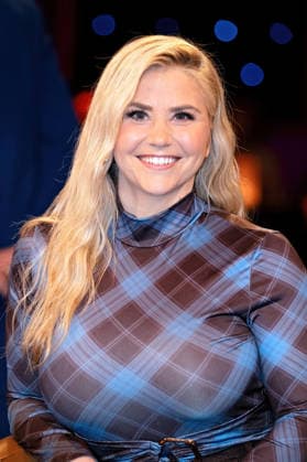 MDR - Riverboat. Sängerin Beatrice Egli anläßlich der Aufzeichnung der MDR - Talkshow Riverboat am 20.03.2026 in der Mediacity Leipzig. 20260320ADO0015 *** MDR Riverboat singer Beatrice Egli on the occasion of the recording of the MDR talk show Riverboat on 20 03 2026 at Mediacity Leipzig 20260320ADO0015