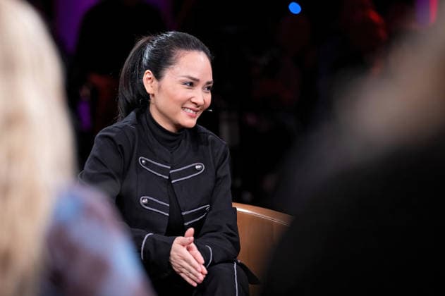 MDR - Riverboat. Schauspielerin Mai Duong Kieu anläßlich der Aufzeichnung der MDR - Talkshow Riverboat am 20.03.2026 in der Mediacity Leipzig. 20260320ADO0085
