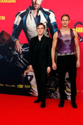 Harry Melling und Alexander Skarsgard bei der Deutschlandpremiere von PILLION im Kino International in Berlin am 20.3.2026