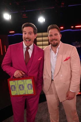 Entertainer Dennis und Benni Wolter zu Gast in der WDR Talkshow Kölner Treff