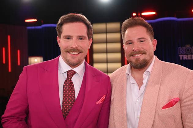 Entertainer Dennis und Benni Wolter zu Gast in der WDR Talkshow Kölner Treff