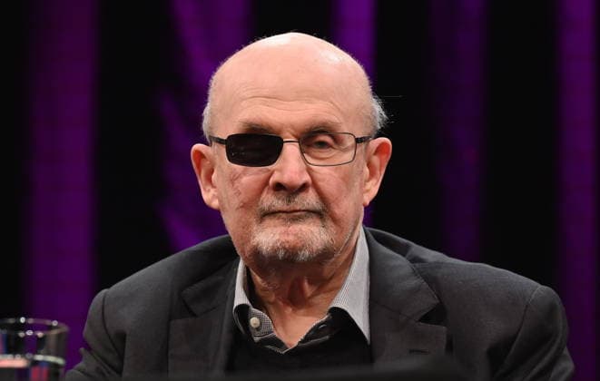 Der Autor Salman Rushdie liest und spricht auf der Lit.Cologne, dem internationalen Literaturfestival