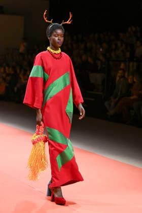 Agatha Ruiz de la Prada - Mercedes-Benz Fashion Week Madrid - 20 Mar 2026 A model walks the runway wearing a design by Agatha Ruiz de la Prada during the Mercedes-Benz Fashion Week de Madrid in IFEMA. Madrid Spain Copyright: xAtilanoxGarciax xSOPAxImagesx photos09587