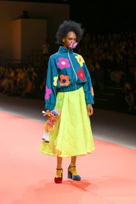 Agatha Ruiz de la Prada - Mercedes-Benz Fashion Week Madrid - 20 Mar 2026 A model walks the runway wearing a design by Agatha Ruiz de la Prada during the Mercedes-Benz Fashion Week de Madrid in IFEMA. Madrid Spain Copyright: xAtilanoxGarciax xSOPAxImagesx photos09592