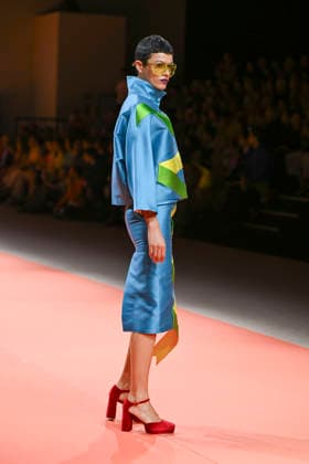 Agatha Ruiz de la Prada - Mercedes-Benz Fashion Week Madrid - 20 Mar 2026 A model walks the runway wearing a design by Agatha Ruiz de la Prada during the Mercedes-Benz Fashion Week de Madrid in IFEMA. Madrid Spain Copyright: xAtilanoxGarciax xSOPAxImagesx photos09598